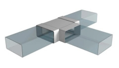 Тройник плоский 60х120 612ТПП ЭКОВЕНТ