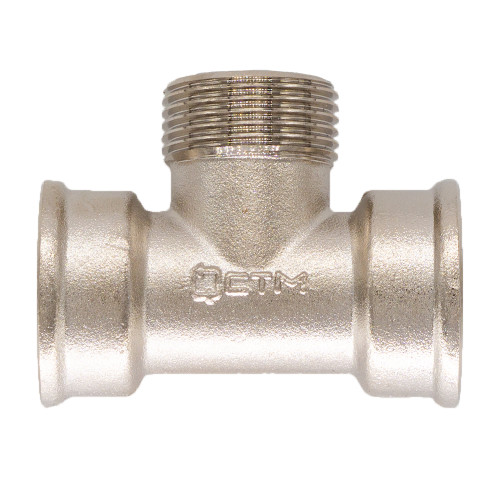 Тройник 3/4" В-Н-В латунь СТМ