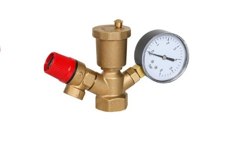 Группа безопасности котла 1.0" латунь ZEGOR QS-5802Е