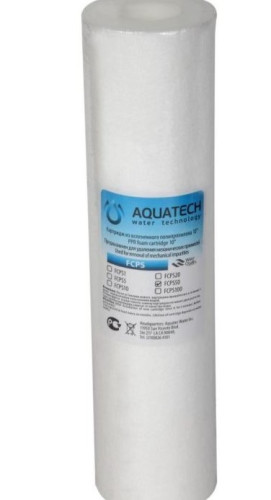 Картридж вспененный полипропилен 10" PP 50 мкр