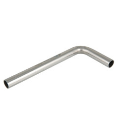 Отвод из нержавеющей стали 15/90 L= 100х600 мм пресс VTi.960