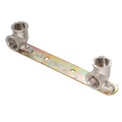 Угольник двойной с креплением 1/2&quot; В-В латунь СТМ