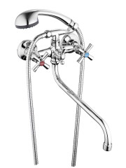 Смеситель для ванны двуручный QFR7-A722