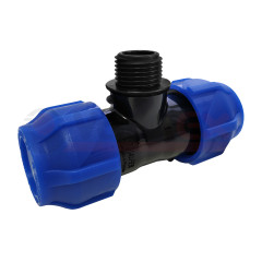 Тройник разъемный НР ф20х1/2&quot; ПЭ VF