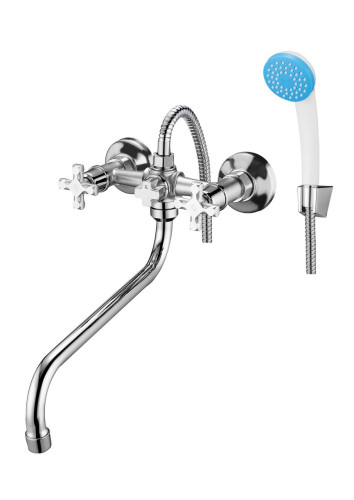 Смеситель для ванны двуручный JIK7-A102-A