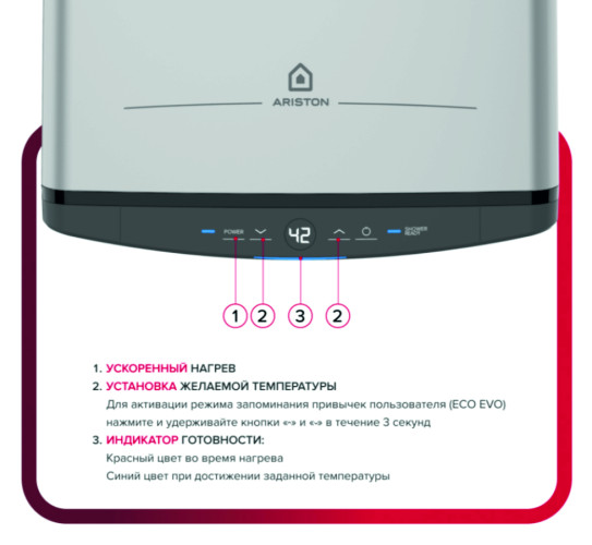 Водонагреватель накопительный электрический ARISTON ABSE VLS PRO INOX PW 30 2К