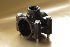 Седелка (крепление-болт) ф50х1/2&quot; ПЭ