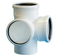 Крестовина канализационная бесшумная двухплоскостная 110х110х110/90 УЮТ