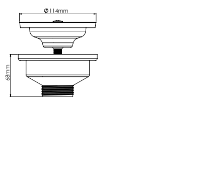 Выпуск для сифона 3 1/2 E104-0
