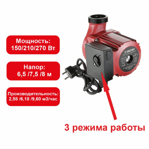 Насос циркуляционный RS 32/8-180 с гайками VRS.328 VT