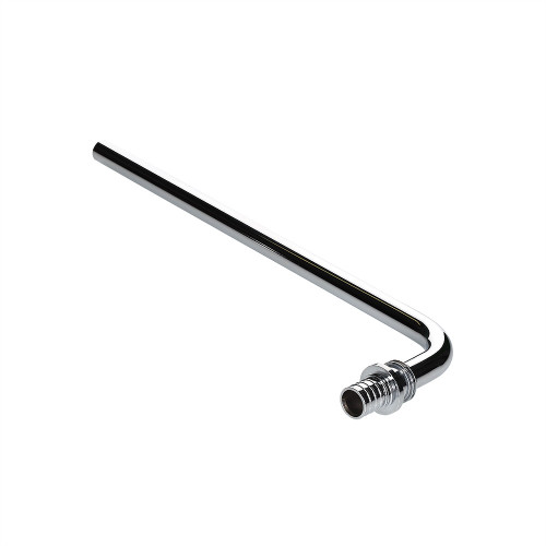 Угольник с хромированной латунной трубкой 16(2.2)х15 L 300 мм VTm.481