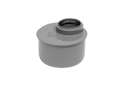 Переход эксцентрический канализационный d110/50 СТАНДАРТ КОНТУР короткий