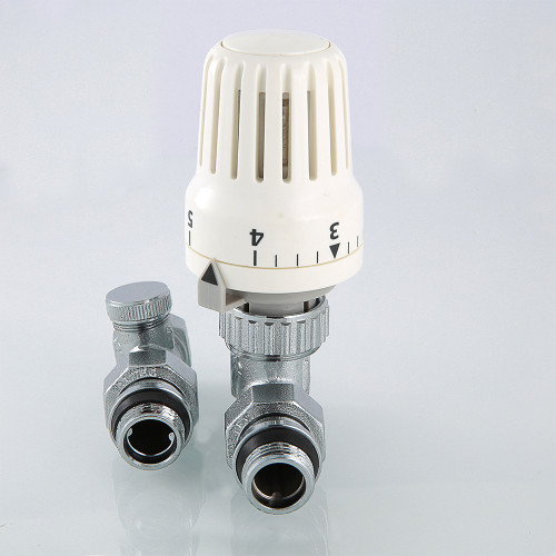 Комплект терморегулирующий прямой 1/2" В-Н VT.046