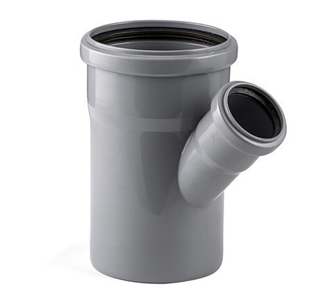 Тройник канализационный d110х50/45 СТАНДАРТ КОНТУР