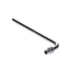 Угольник с хромированной латунной трубкой 20(2.8)х15 L 300 мм VTm.481