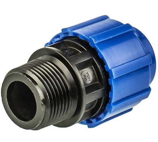 Муфта разъемная НР ф40х1.0" ПЭ