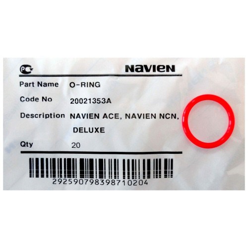 Кольцо уплот. гидроузла и теплообм. ГВС к Navien Deluxe/Ace/Atmo/DeluxePlus (20021353A,20007007А)