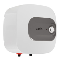 Водонагреватель электрический накопительный OASIS KN-10L над раковиной