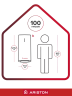 Водонагреватель накопительный электрический ARISTON ABSE VLS LUX INOX PW  WIFI 100