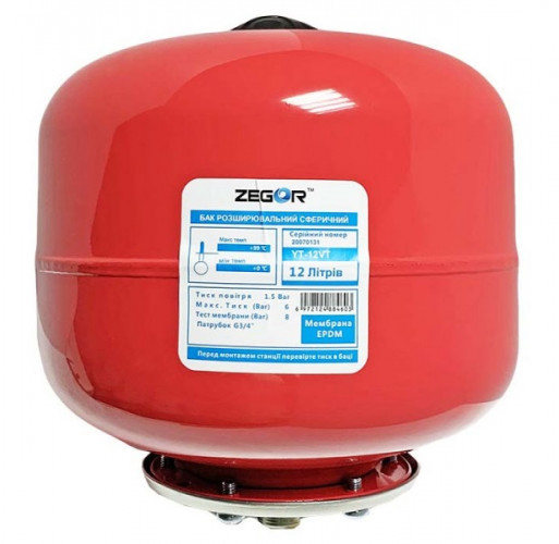 Бак расширительный YT-12VT ZEGOR