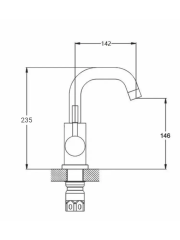 Смеситель для умывальника одноручный ZAP1-A090