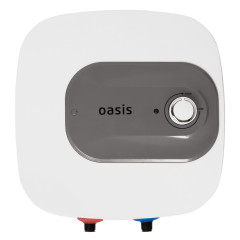 Водонагреватель электрический накопительный OASIS KN-15L над раковиной