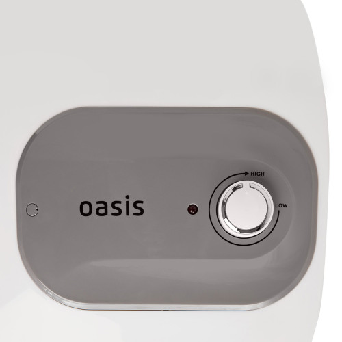 Водонагреватель электрический накопительный OASIS KN-15L над раковиной