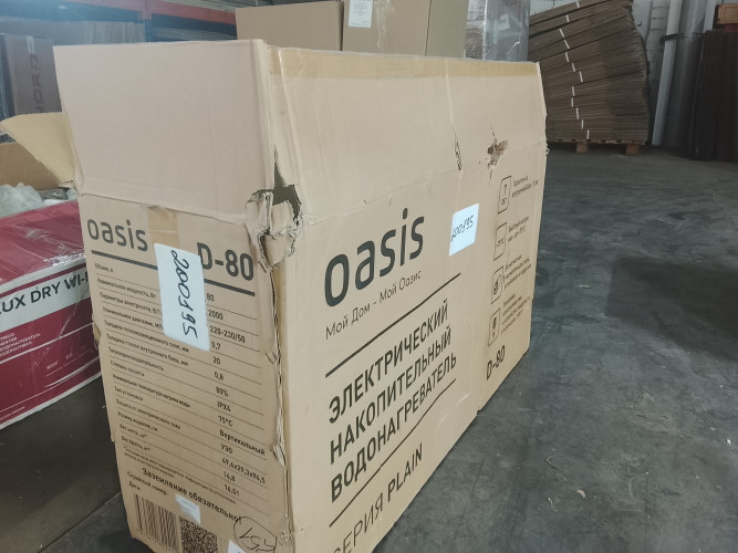 Водонагреватель электрический накопительный OASIS D-80 (бак из нержавеющей стали) УЦЕНКА 200195