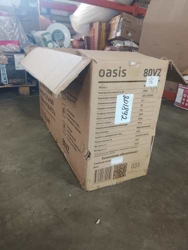 Водонагреватель электрический накопительный OASIS VZ-80 л (бак из нержавеющей стали) УЦЕНКА 201892