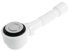 Сифон АНИ для душевого поддона 1 1/2&quot;*50 с гибкой трубой. клик-клак E415CLS