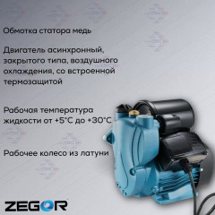 Установка водоснабжения  (мини) WZB550 ZEGOR