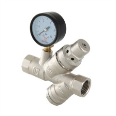 Клапан подпиточный с фильтром и манометром 1/2&quot; VT.515