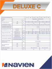 Котел газовый настенный Navien Deluxe С- 13K