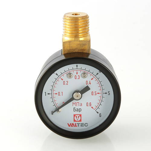 Манометр с верхним подключением ф40 G1/4" 6 бар VT.TM40