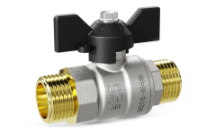 Кран шаровой латунный LD Pride 47.15 Ду15 Н-Н бабочка