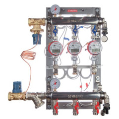 Узел этажный для поквартирного учета 3 выхода справа VT037
