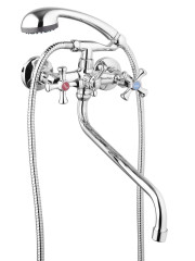 Смеситель для ванны двуручный QFR7-A827