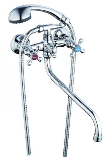 Смеситель для ванны двуручный QFR7-A827