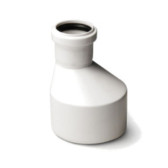 Переход эксцентрический канализационный бесшумный Ф110х50 УЮТ КОНТУР