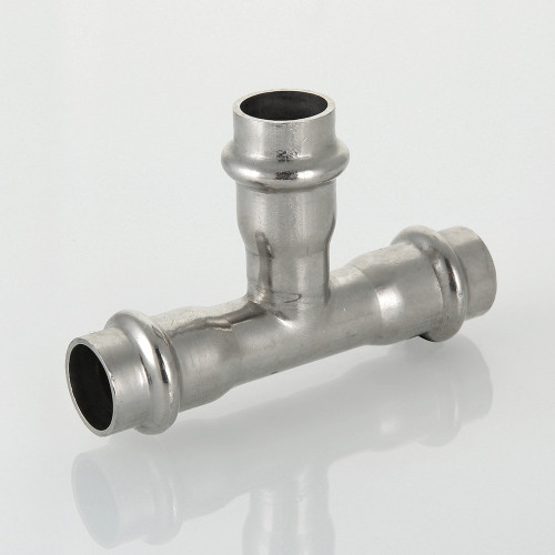 Тройник переходной из нержавеющей стали 18х15x18 пресс VTi.931