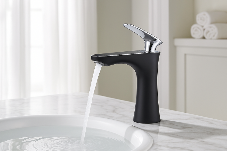 Смеситель для умывальника одноручный LOT1-A010YB