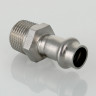 Муфта из нержавеющей стали НР 15х1/2" пресс VTi.901