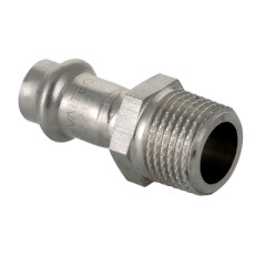 Муфта из нержавеющей стали НР 15х1/2&quot; пресс VTi.901