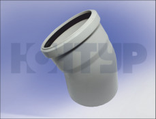 Отвод канализационный бесшумный ф110/45 УЮТ КОНТУР