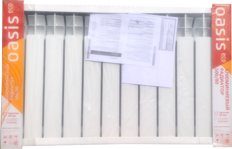 Радиатор алюминиевый OASIS ECO 500/80/12 (1.86 кВт)