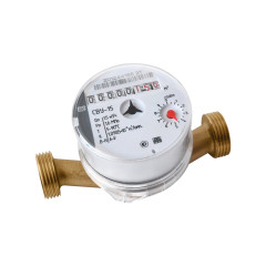 Счетчик воды универсальный СВУ-15 МЗ со штуцерами (Невод) МЕТЕР