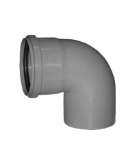 Отвод канализационный d40х90 СТАНДАРТ КОНТУР