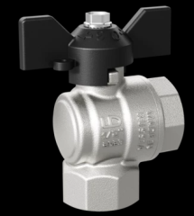 Кран шаровой латунный LD Pride 47.15 Ду15 В-В.У.Б бабочка