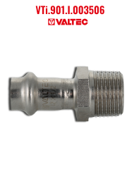 Муфта из нержавеющей стали НР 35х1.0&quot; пресс VTi.901