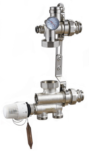 Узел насосно-смесительный с нижним подводом ZEGOR QS-6402